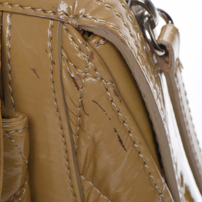 Chanel Patent Quilted Day Glo Flap Bag Beige 9 of 18