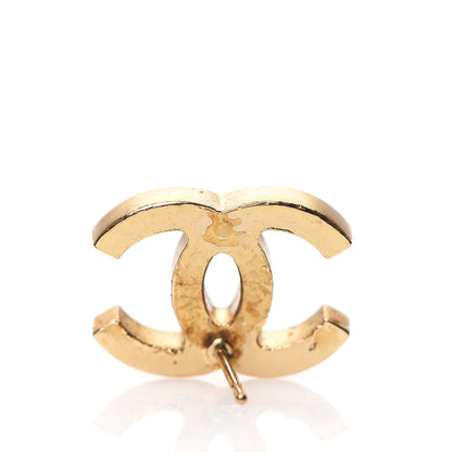 Chanel Enamel CC Earrings Black Gold 4 of 7