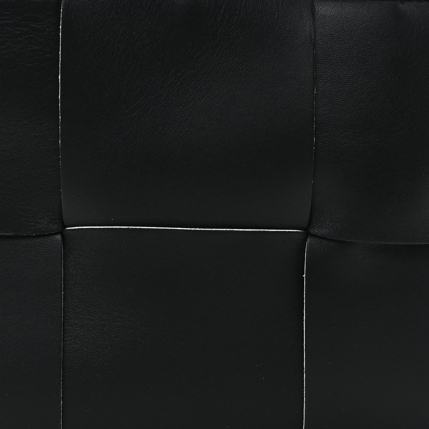 Nappa Maxi Intrecciato Small Arco Tote Black White