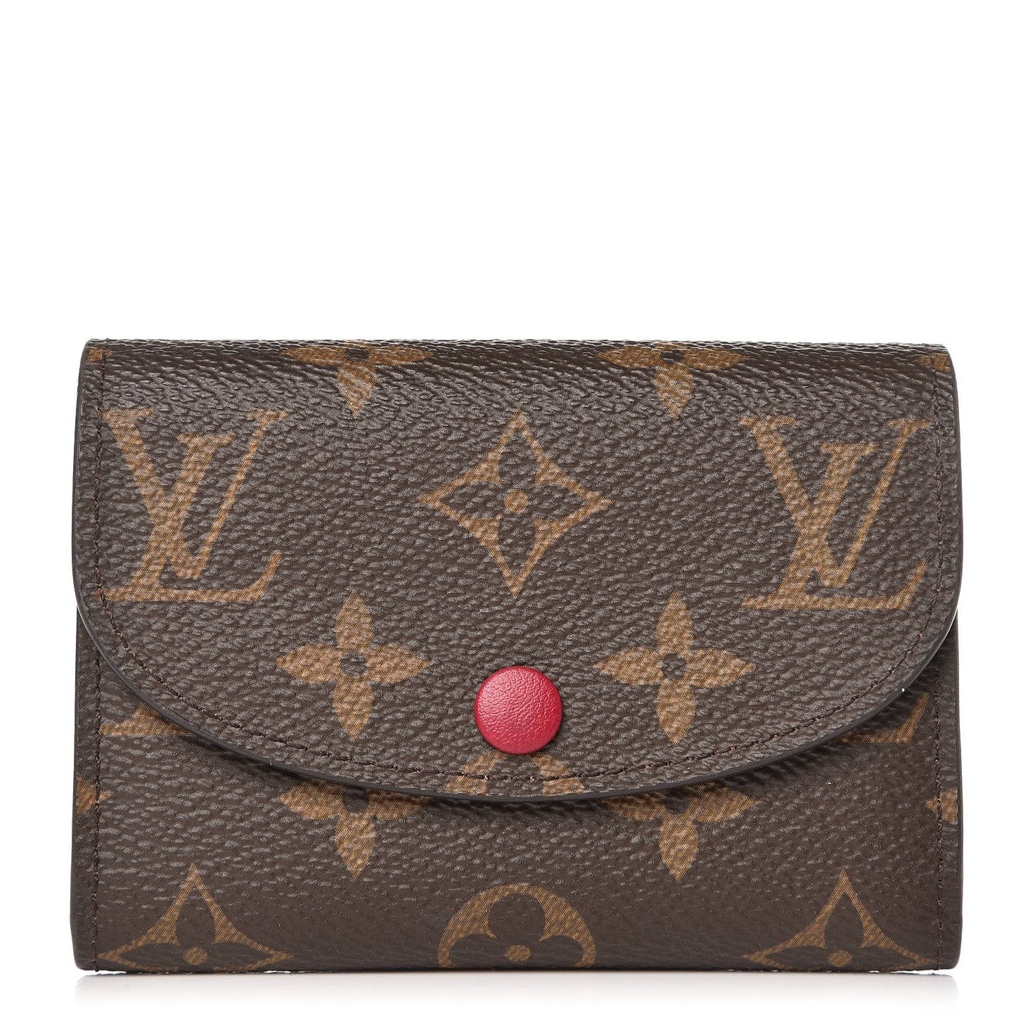 Monogram Rosalie Coin Purse Fuchsia