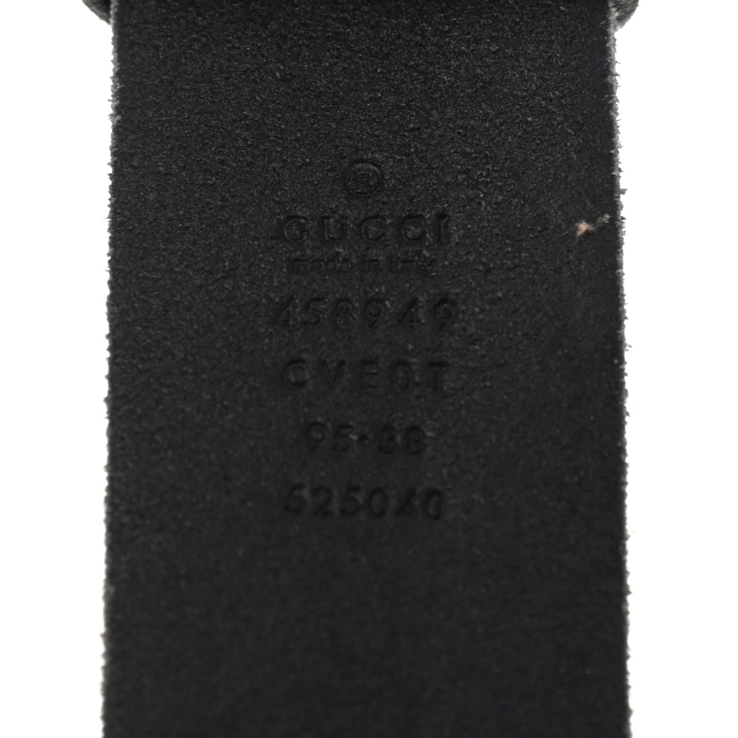 Faded Calfskin Snake Double G 40mm Belt 95 38 Black
