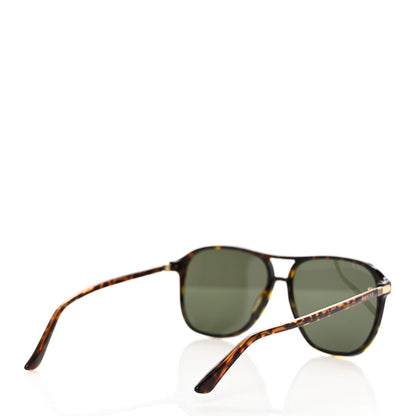 Gucci Polarized Aviator Web GG Sunglasses GG0016S Tortoise 4 of 8