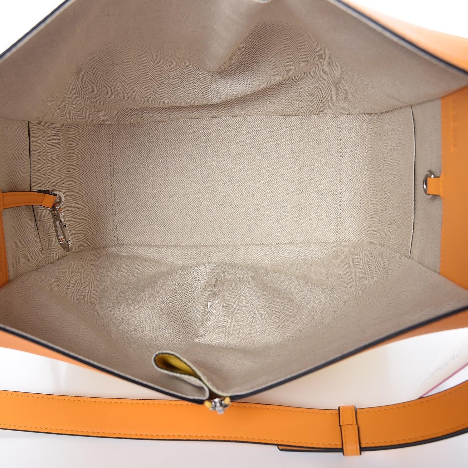 Loewe Calfskin Small Hammock Shoulder Bag Mandarin Yellow 5 of 7