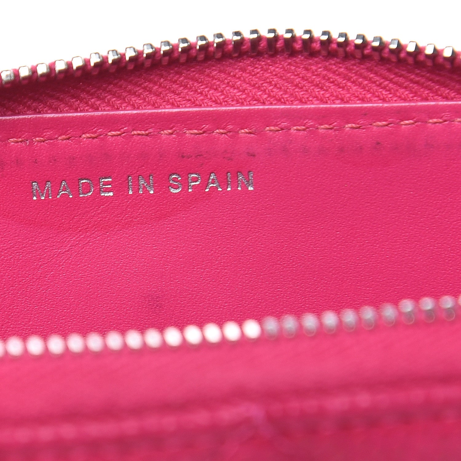 Chanel Iridescent Caviar Quilted Small Zip Around Wallet Pink 8 of 12