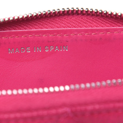 Chanel Iridescent Caviar Quilted Small Zip Around Wallet Pink 8 of 12