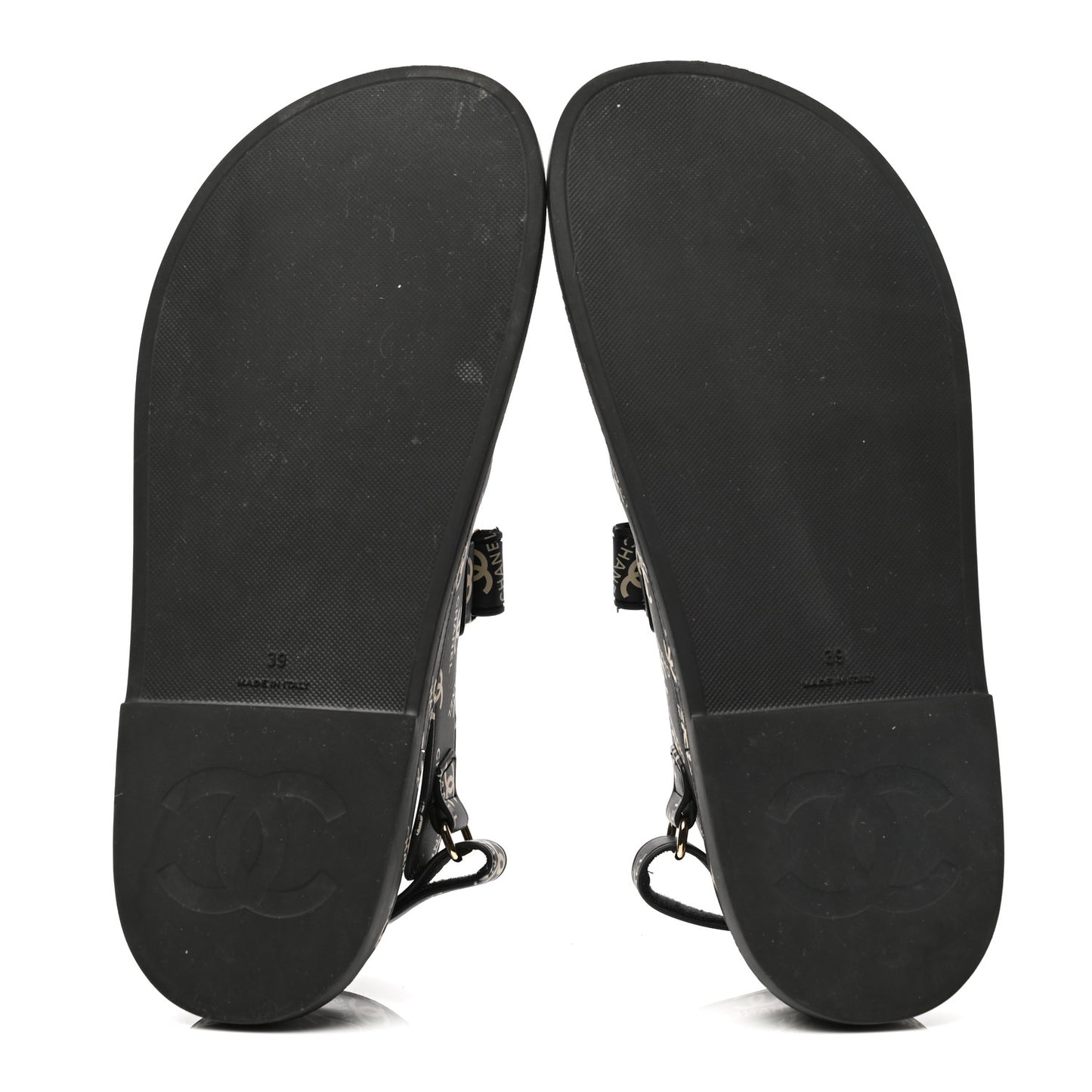 Rubber CC Dad Sandals 39 Black
