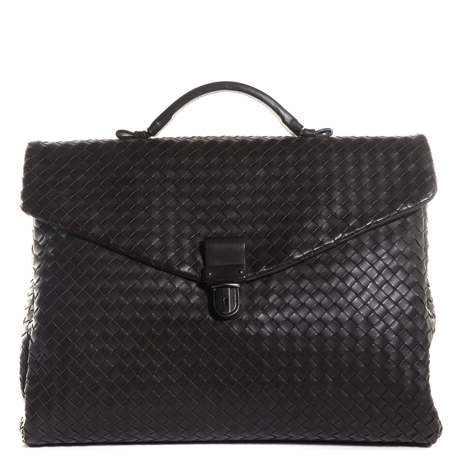 Bottega Veneta Intrecciato VN Briefcase Ebano 1 of 9