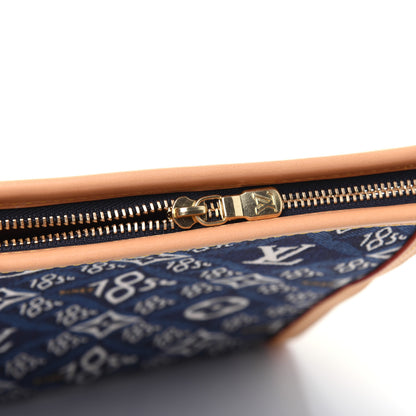 Louis Vuitton Jacquard Since 1854 Toiletry Pouch 26 Blue 10 of 10