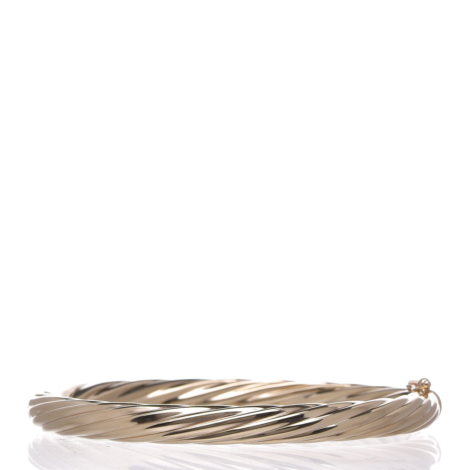 Tiffany 14K Yellow Gold Twist Bangle Bracelet 3 of 6