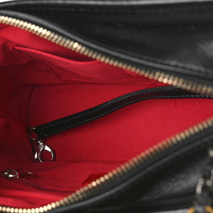 Chanel Aged Calfskin Quilted Small Gabrielle Hobo Black 5 of 9