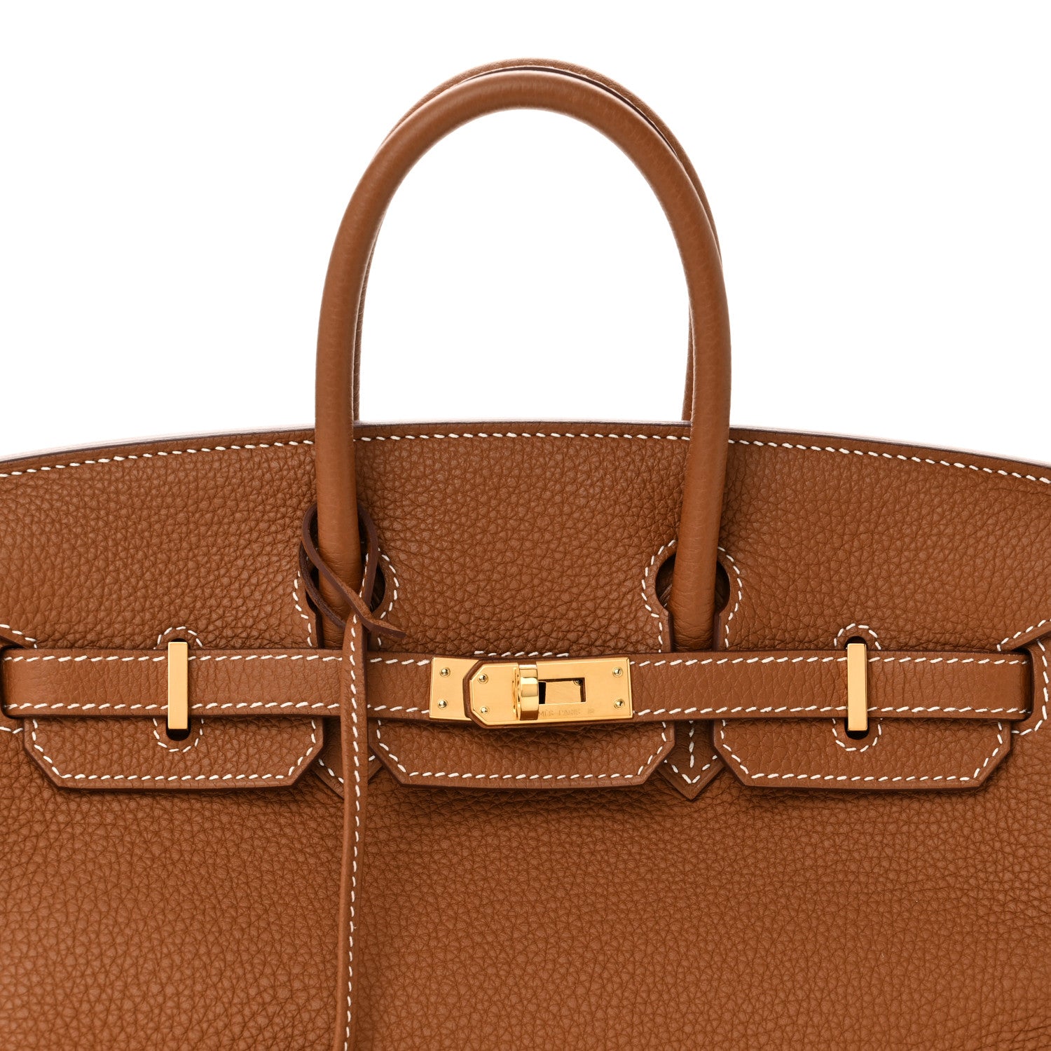 Hermes Togo Birkin 25 Gold 8 of 10