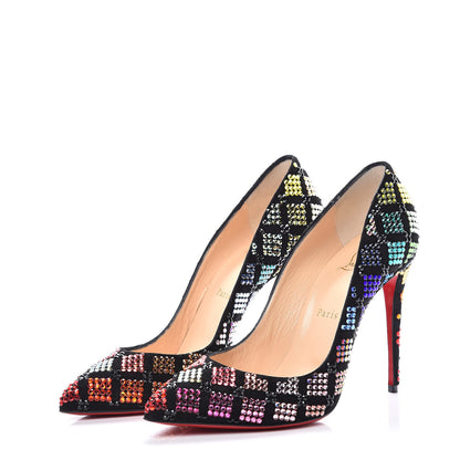 Christian Louboutin Crystal Arletta 100 Pumps 39.5 Black Multicolor 3 of 10