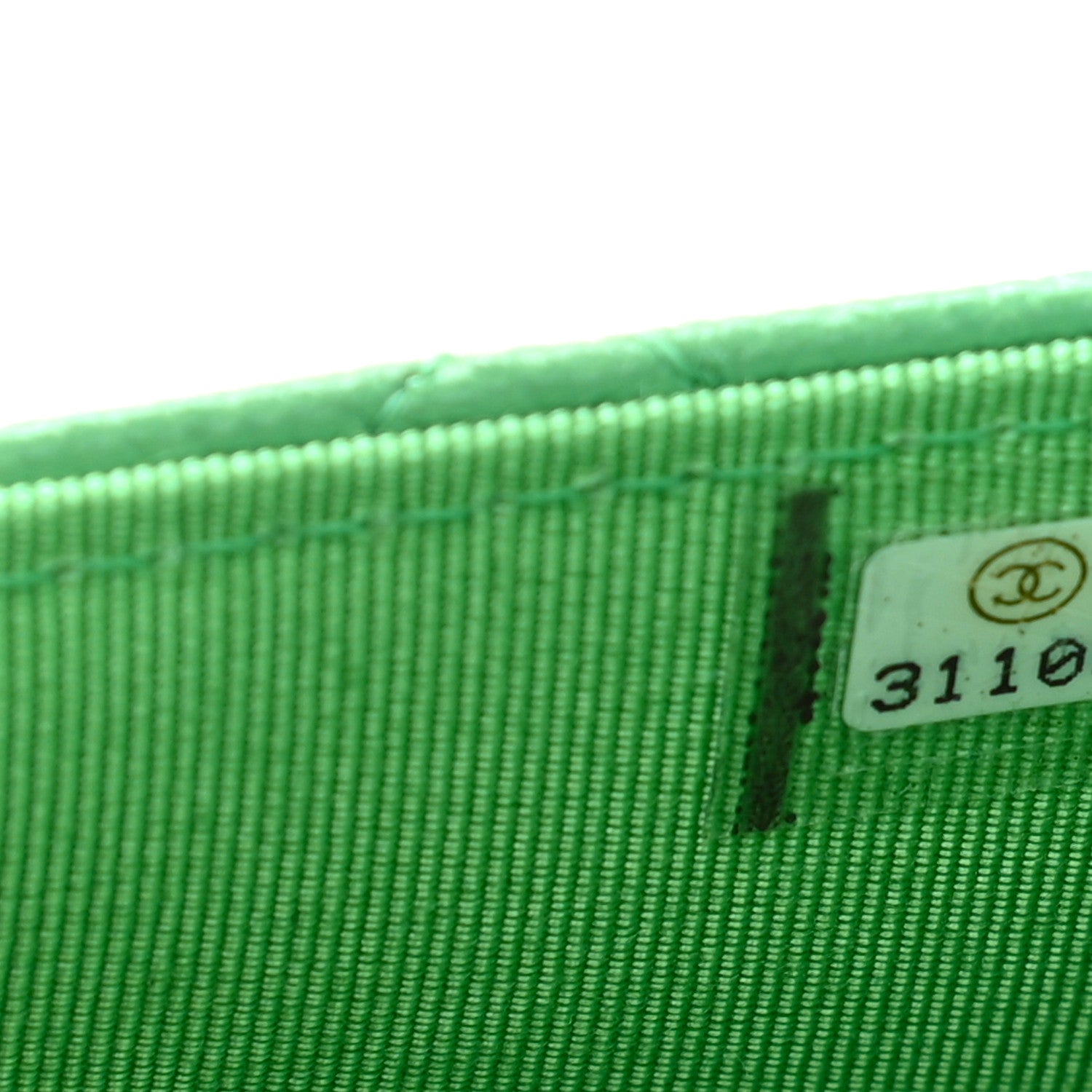Chanel Caviar Quilted Wallet On Chain WOC Light Green 6 of 10