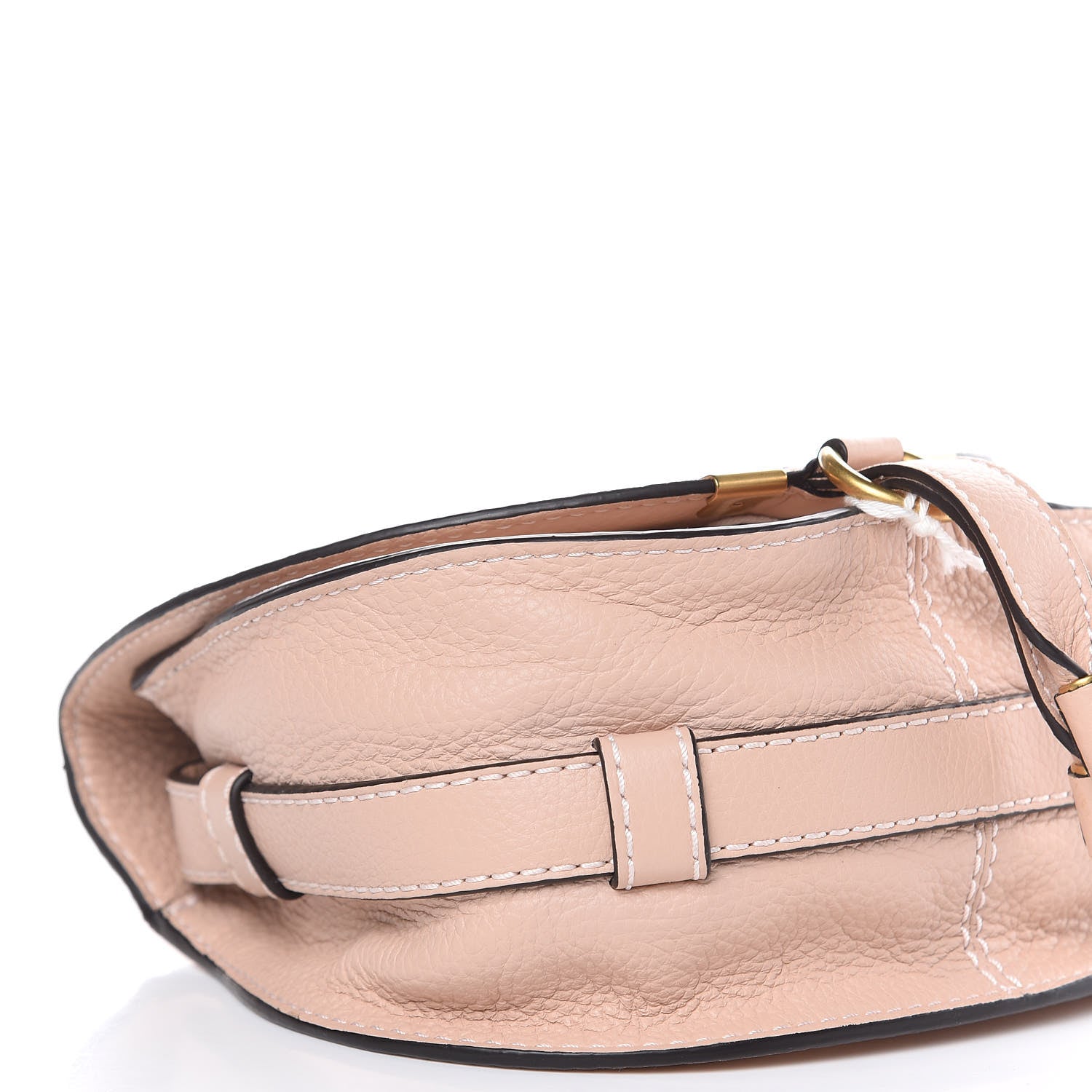 Chloe Calfskin Mini Marcie Round Crossbody Bag Blush Nude 6 of 12