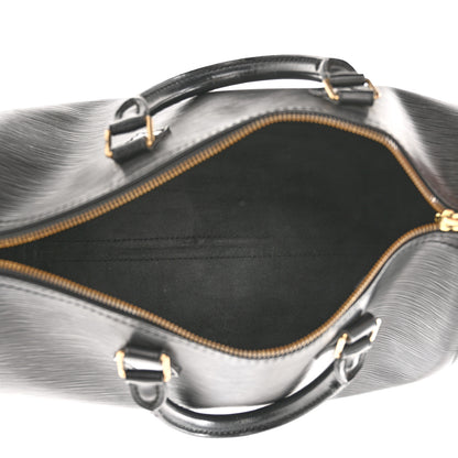Louis Vuitton Epi Speedy 30 Black 5 of 16