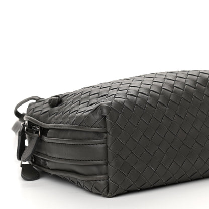 Bottega Veneta Nappa Intrecciato Crossbody Messenger Light Grey 11 of 12