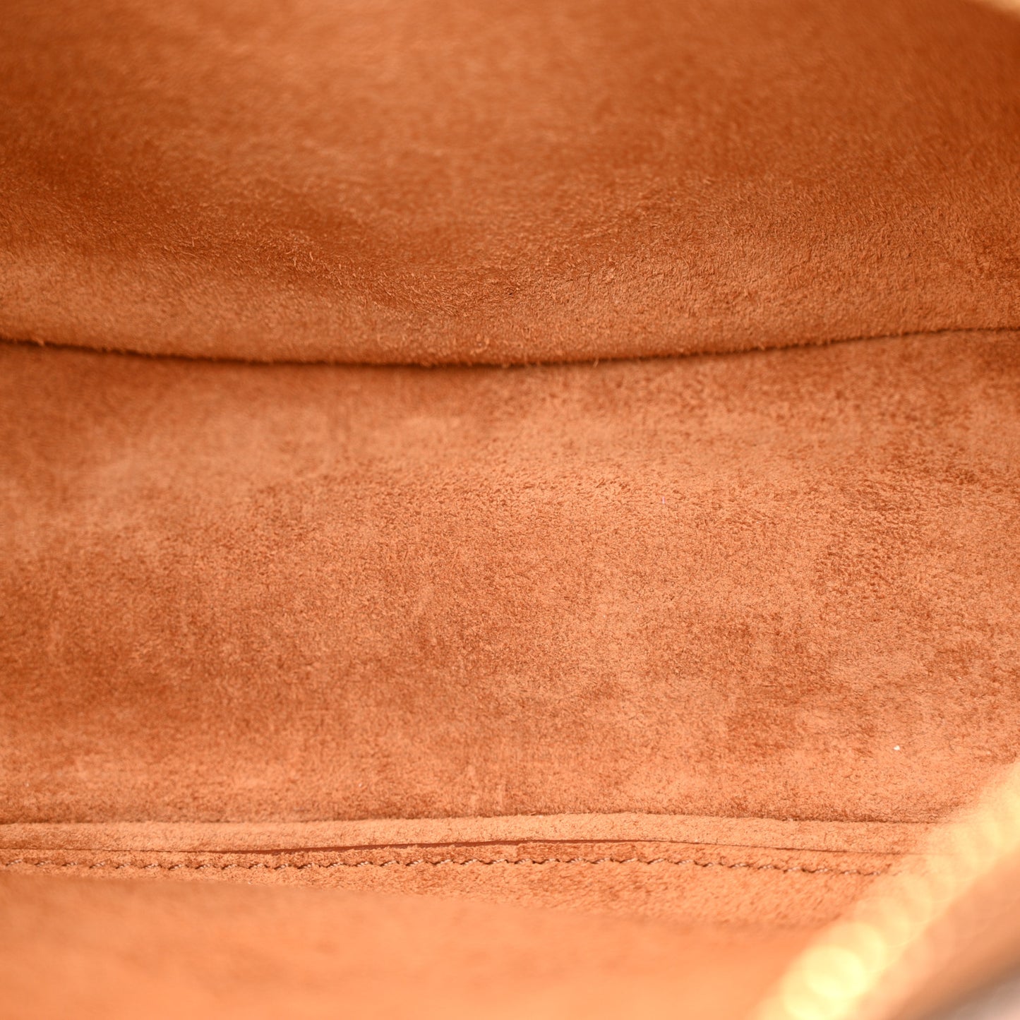 Smooth Calfskin Medium Strap Ava Shoulder Bag Tan