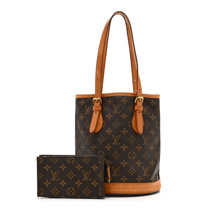 Louis Vuitton Monogram Petit Bucket 23 3 of 13