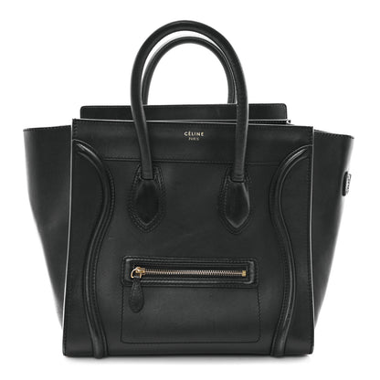 Celine Smooth Calfskin Mini Luggage Black 1 of 11