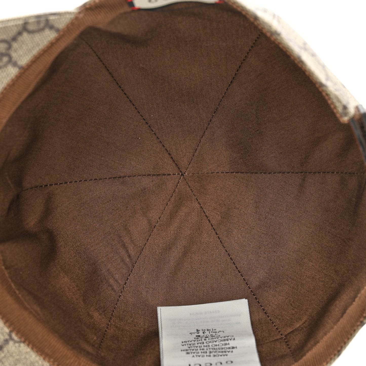 GG Supreme Monogram Boutique Print Baseball Hat S Beige