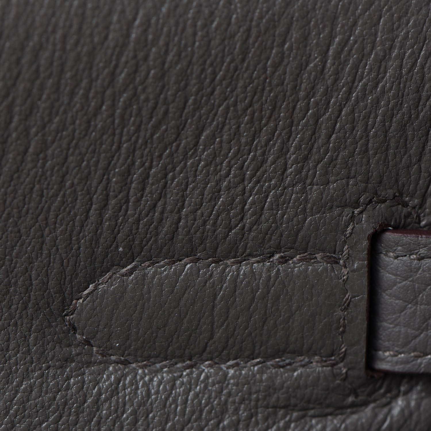 Hermes Taurillon Clemence Birkin 35 Etain 21 of 34