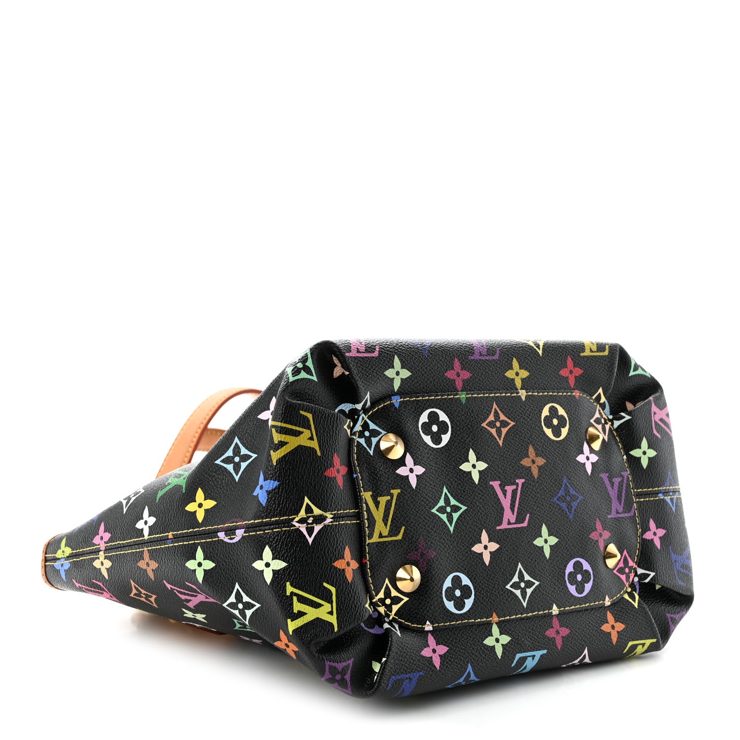 Louis Vuitton Monogram Multicolor Annie MM Black 4 of 10