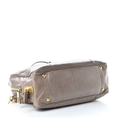 Prada Vitello Shine Bauletto Argilla 4 of 13
