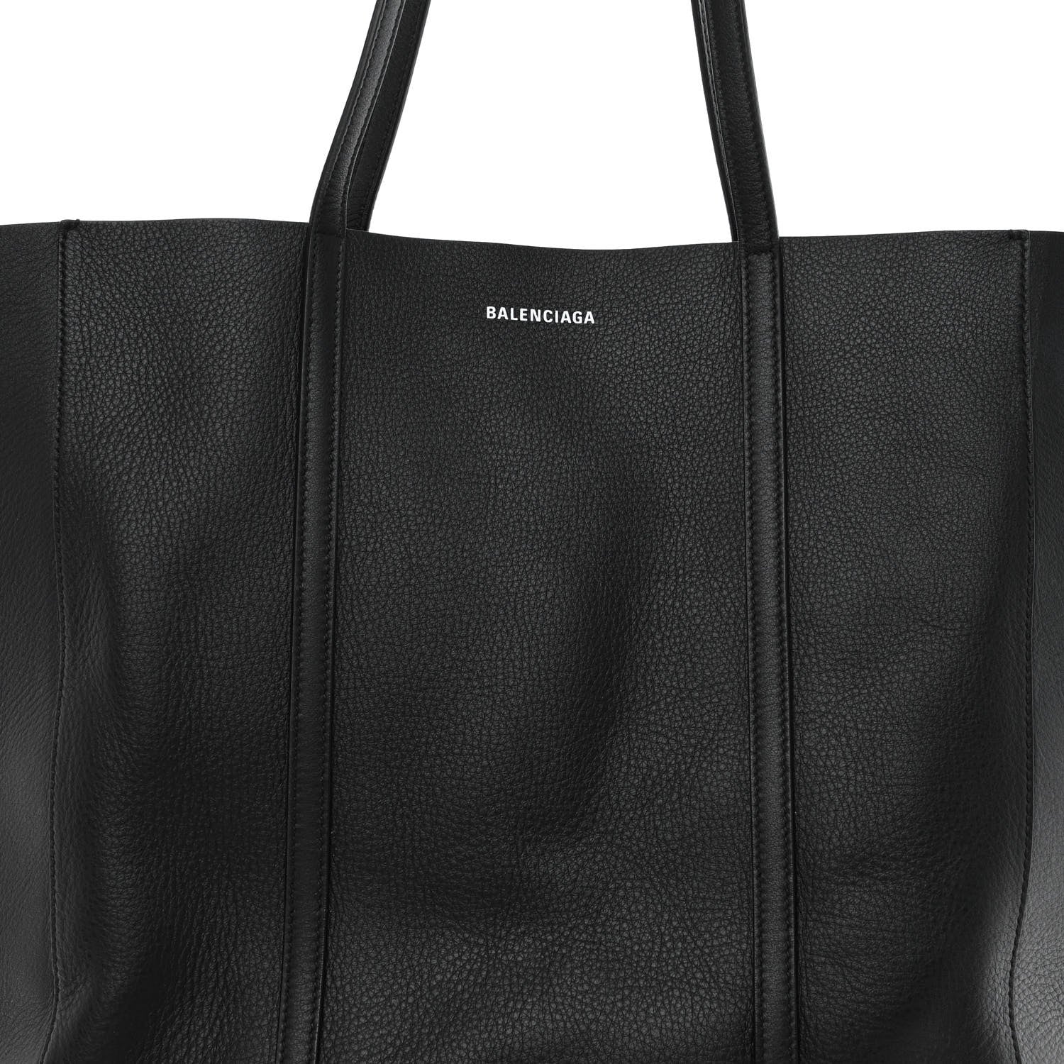 Balenciaga Calfskin Small Everyday Tote Bag Black 7 of 9