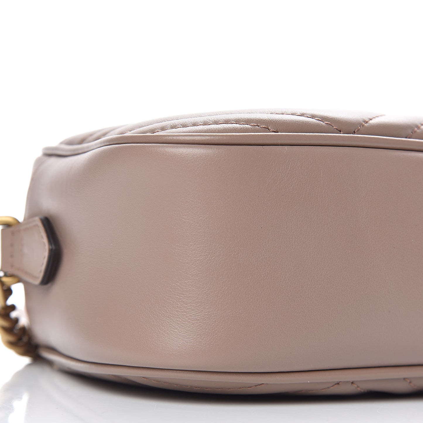 Calfskin Matelasse Small GG Marmont Chain Shoulder Bag Porcelain Rose