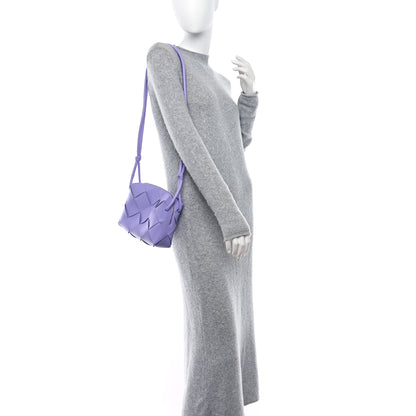 Bottega Veneta Lambskin Maxi Intrecciato Small Cassette Camera Bag Wisteria 2 of 8