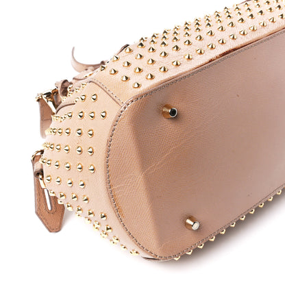 Burberry Patent Calfskin Studded Small Blaze Bowler Bag Oyster Pink 13 of 14