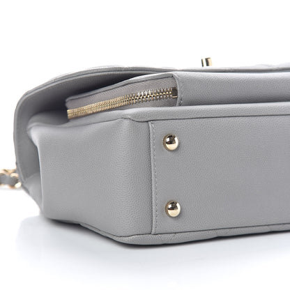 Chanel Caviar Quilted Medium Business Affinity Flap Grey 5 of 11