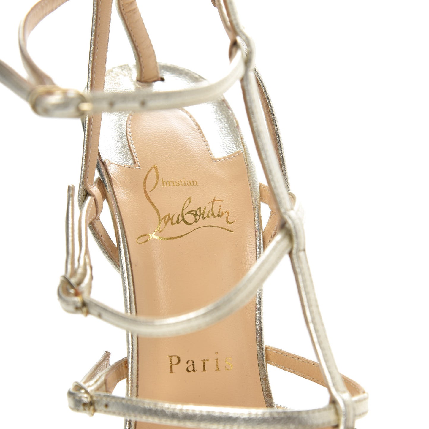 Metallic Nappa Kadreyana 100 Pumps 38.5 Sahara