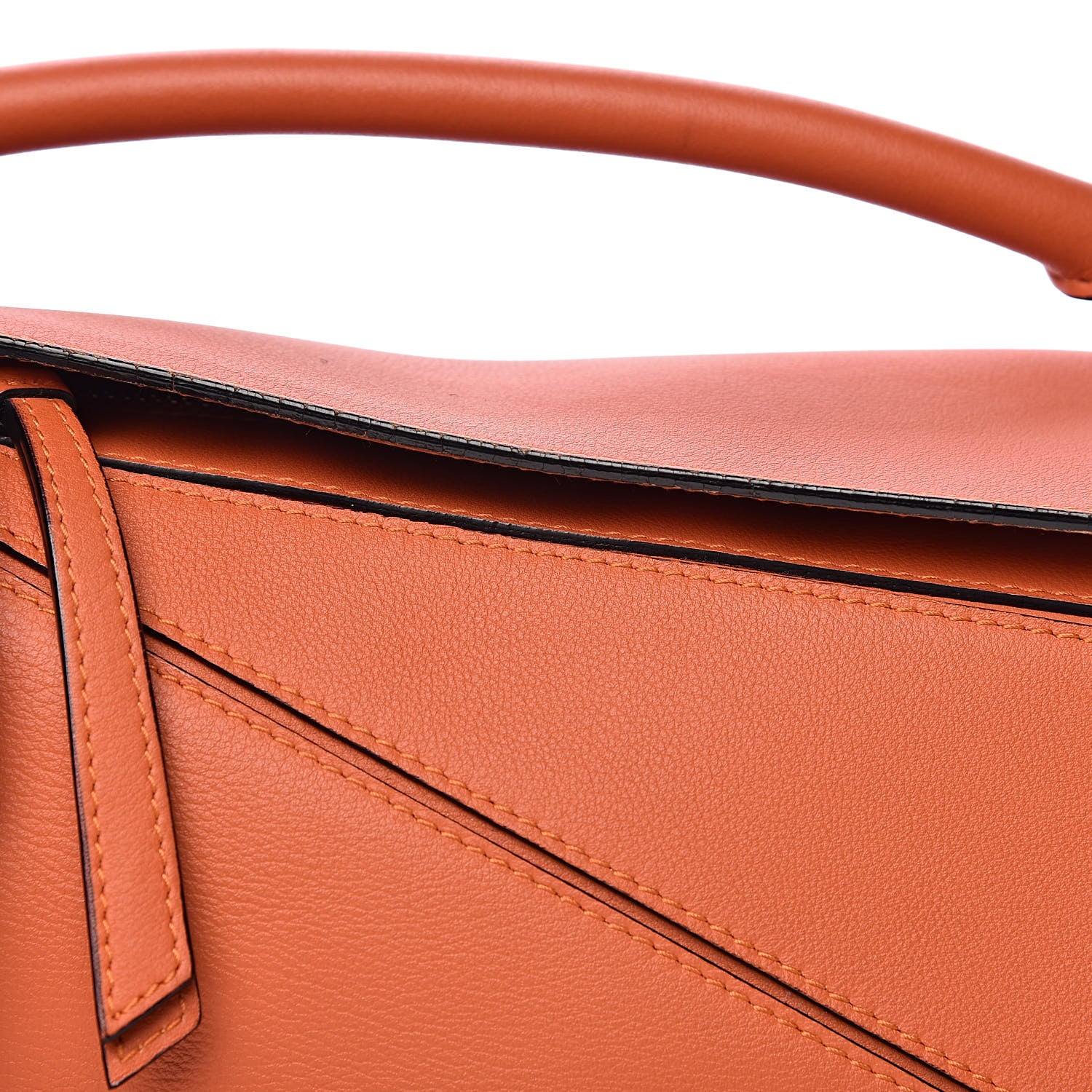 Loewe Calfskin Small Puzzle Bag Coral 8 of 11