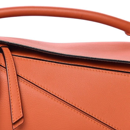 Loewe Calfskin Small Puzzle Bag Coral 8 of 11