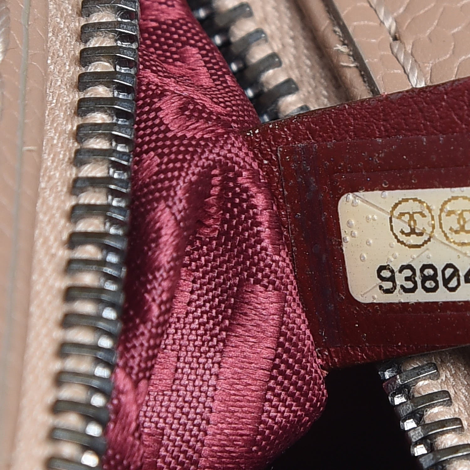 Chanel Caviar Square Stitched Bowler Tote Dark Beige 9 of 9