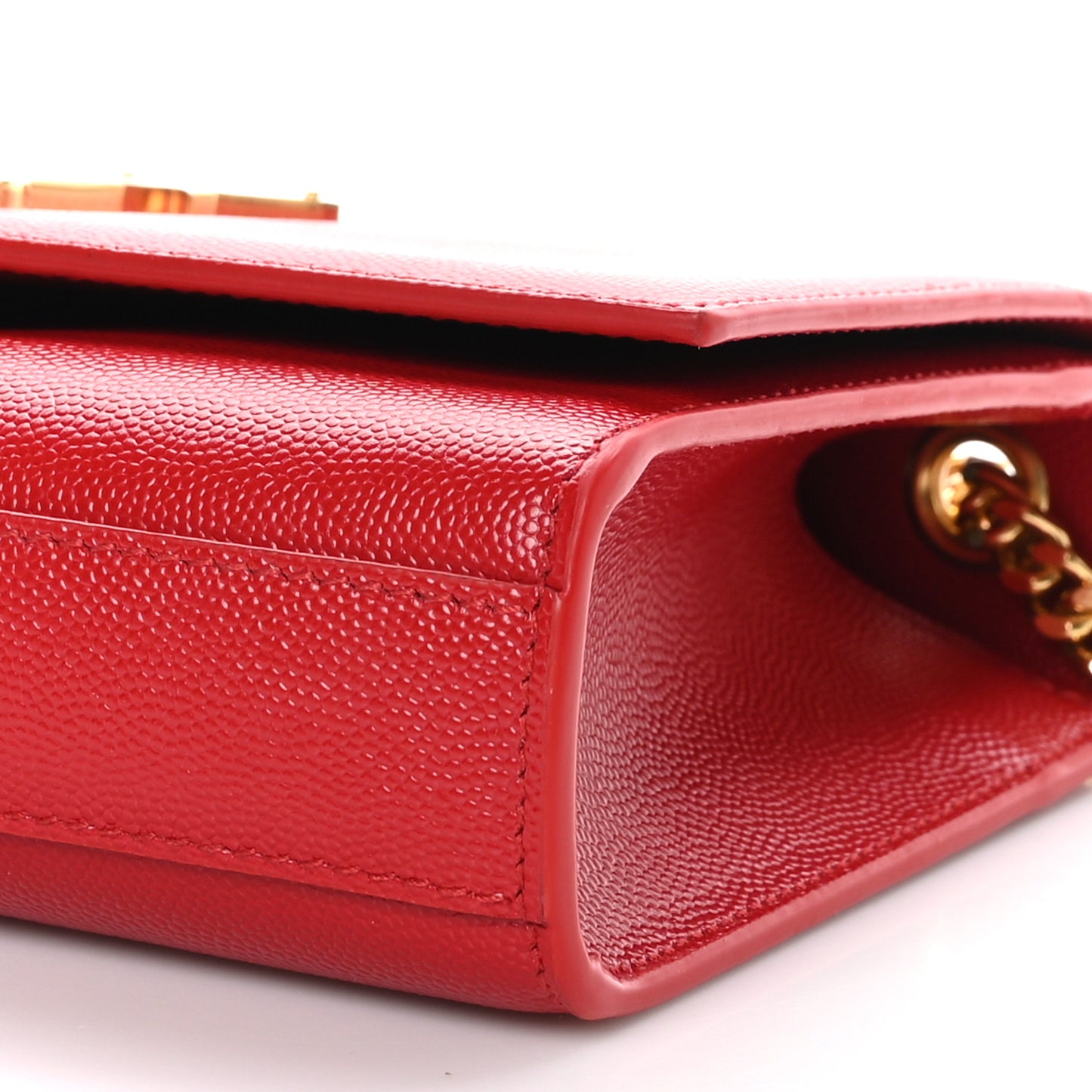 Grain De Poudre Small Monogram Kate Satchel Bandana Red