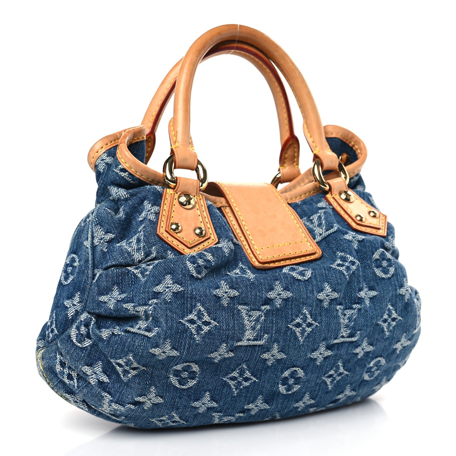 Louis Vuitton Monogram Denim Pleaty Blue 3 of 8