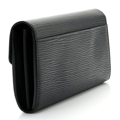 Louis Vuitton Epi Sarah Wallet NM Black 3 of 7