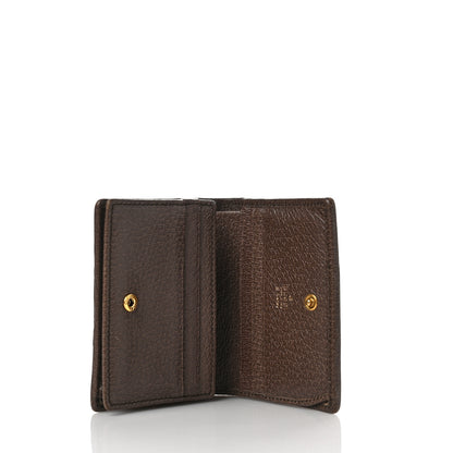 Gucci X DISNEY GG Supreme Monogram Web Three Little Pigs Ophidia Card Case Wallet Beige New Acero 5 of 6