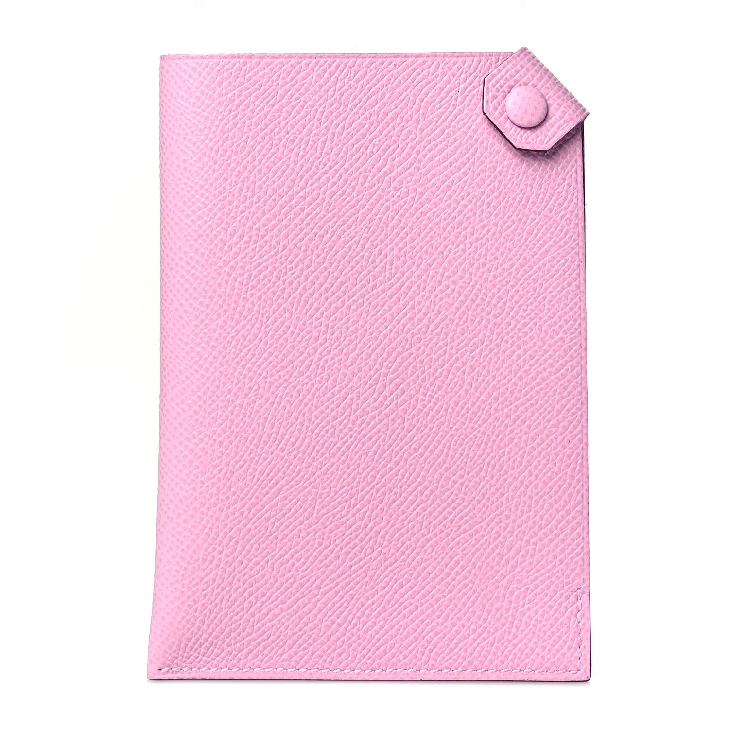 Hermes Epsom Tarmac PM Passport Holder Mauve Sylvestre 1 of 8