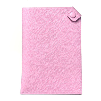 Hermes Epsom Tarmac PM Passport Holder Mauve Sylvestre 1 of 8