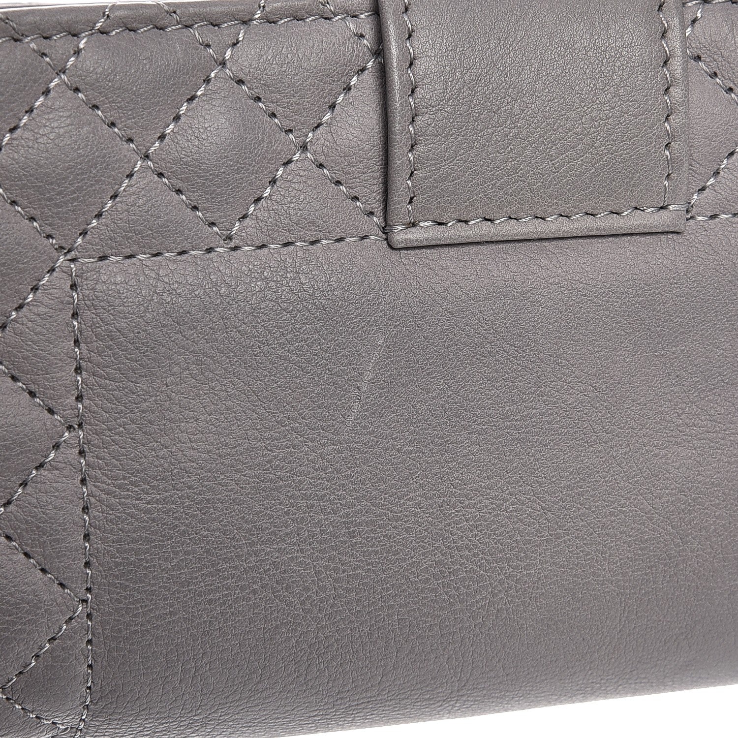 Chanel Calfskin Boy Reverso Mini Pochette Grey 8 of 8