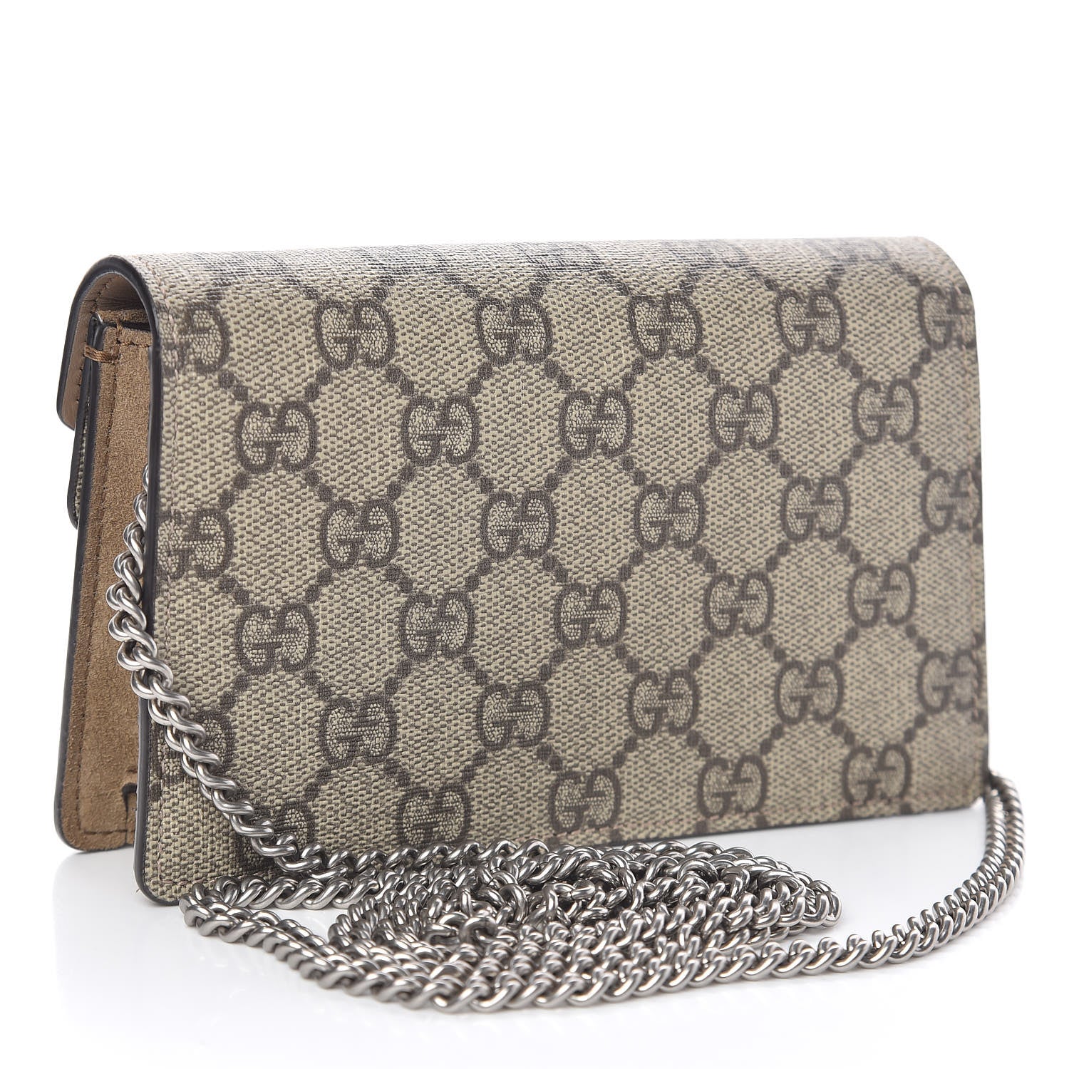 Gucci GG Supreme Monogram Super Mini Dionysus Shoulder Bag Taupe 3 of 10