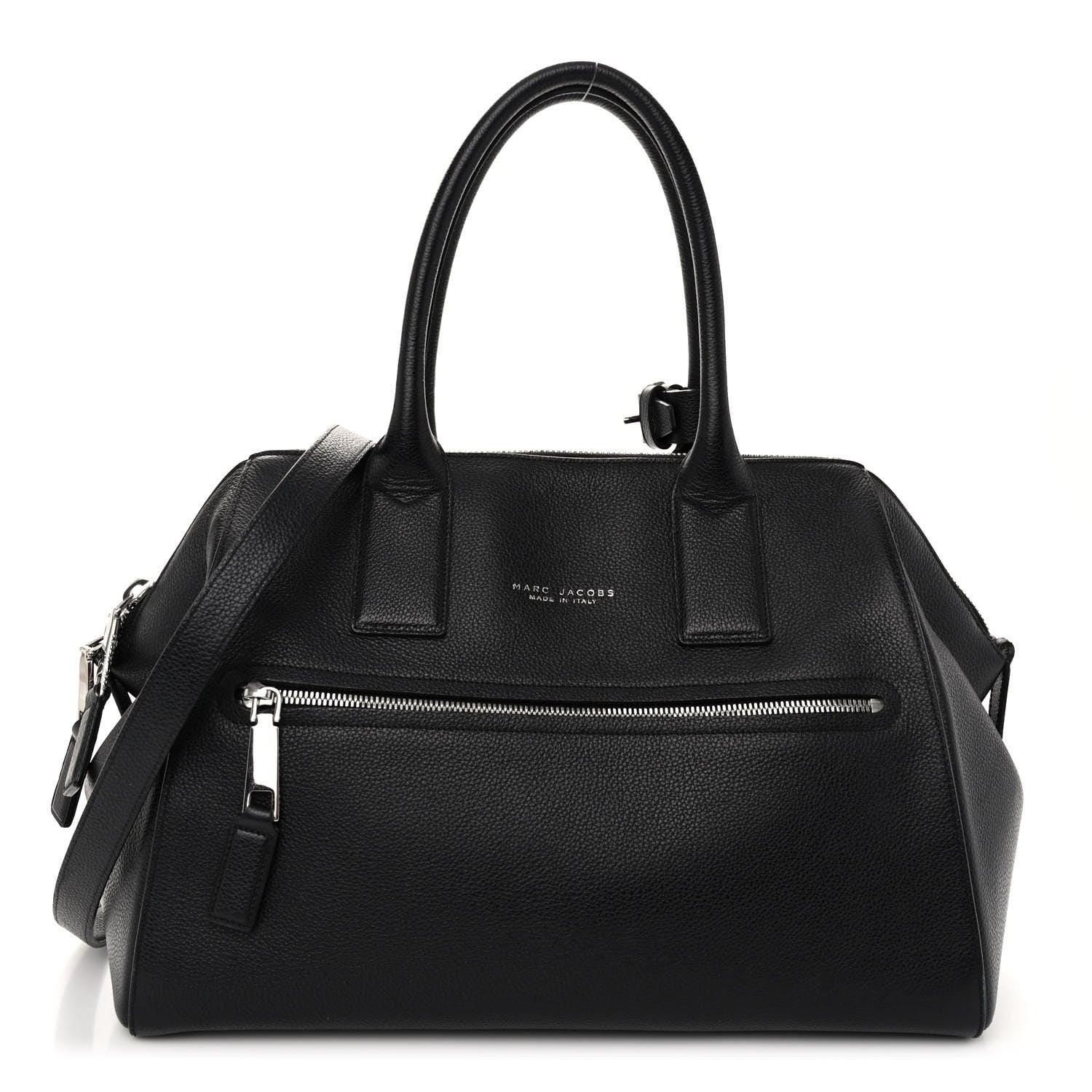 Marc Jacobs Textured Calfskin Medium Incognito Satchel Black 1 of 9