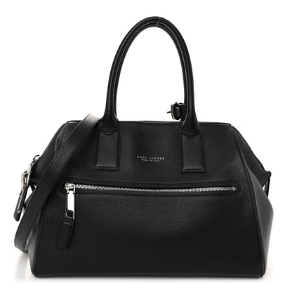 Marc Jacobs Textured Calfskin Medium Incognito Satchel Black 1 of 9
