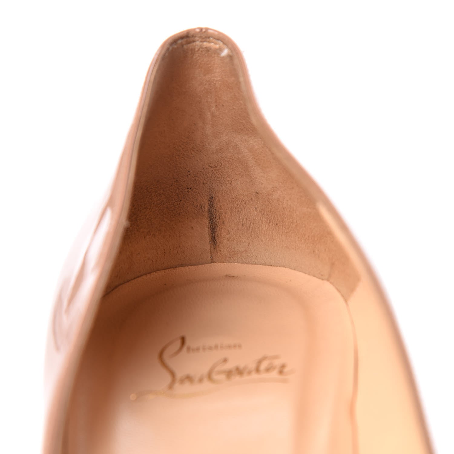 Christian Louboutin Patent Pigalle 100 Pumps 42 Nude 11 of 17