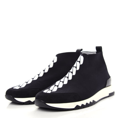 Hermes Mesh Volo Sneakers 40 Black 3 of 9
