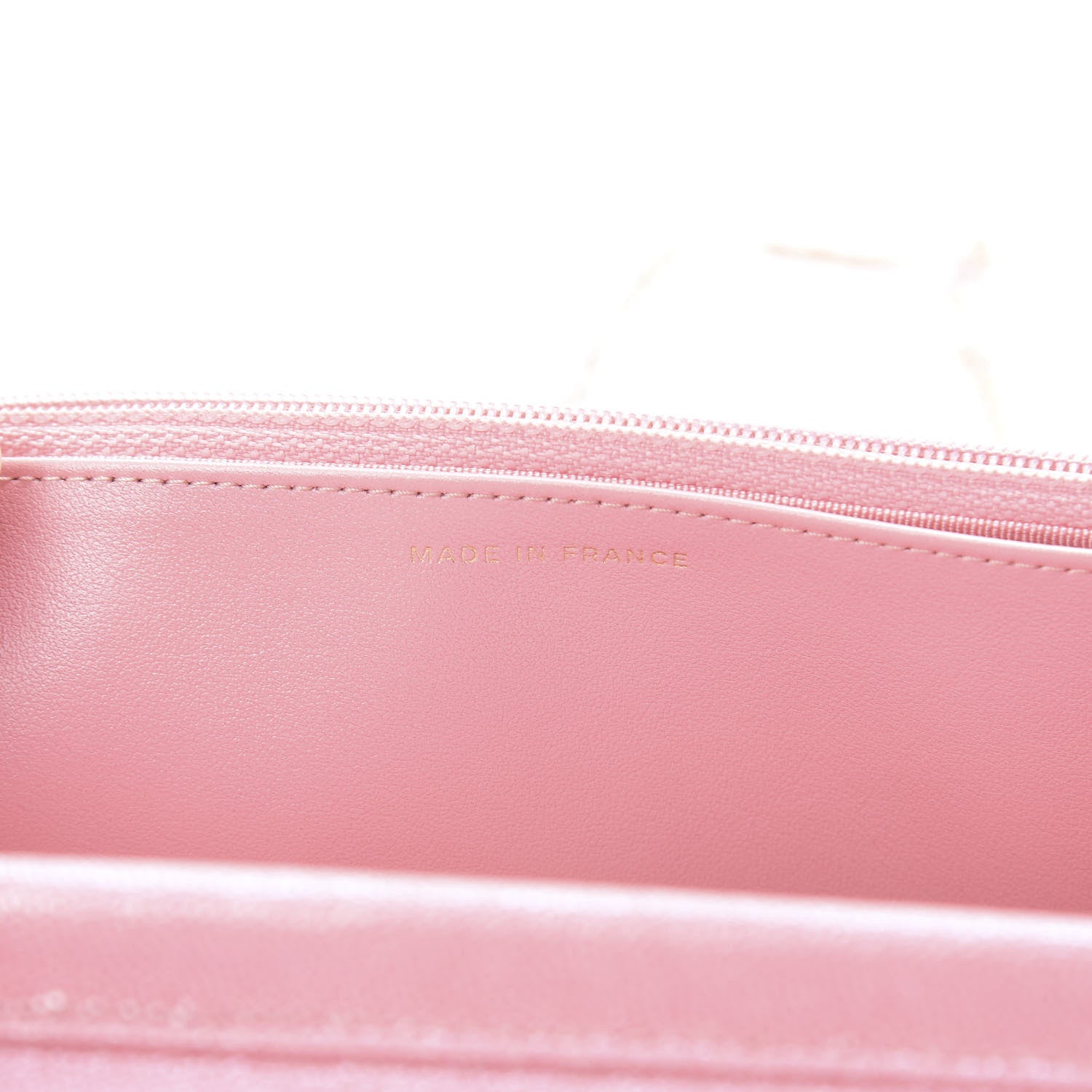 Chanel Iridescent Caviar Quilted Wallet on Chain WOC Pink 6 of 11