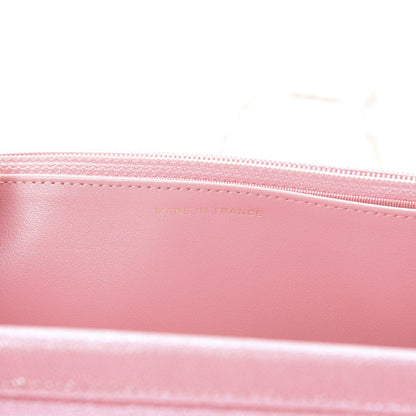 Chanel Iridescent Caviar Quilted Wallet on Chain WOC Pink 6 of 11